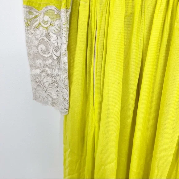 HAH Hot As Hell Lime Dust Her Long Sleeve Boho Duster Robe - Picture 7 of 13